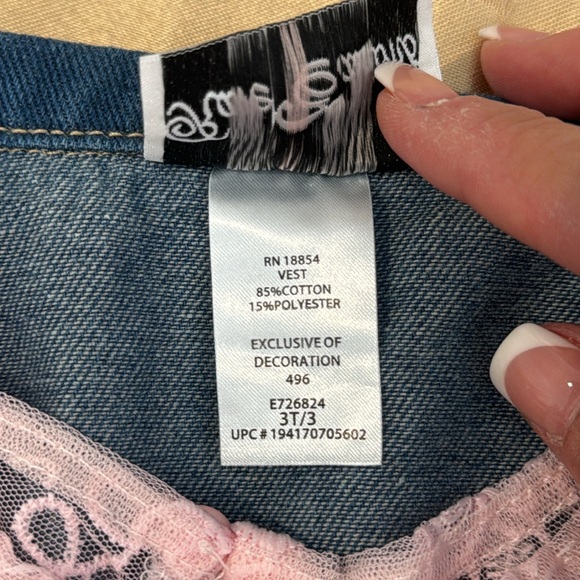 Rare Editions 2 Piece Vest & Dress. Size 3T - Picture 9 of 11